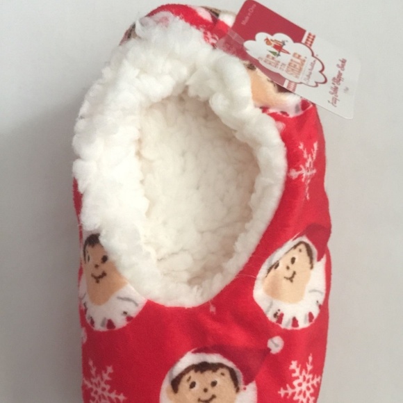 NWT Boys Girls Kid Gymboree CHRISTMAS ELF Slippers Shoes 11 12 Boots Booties NEW